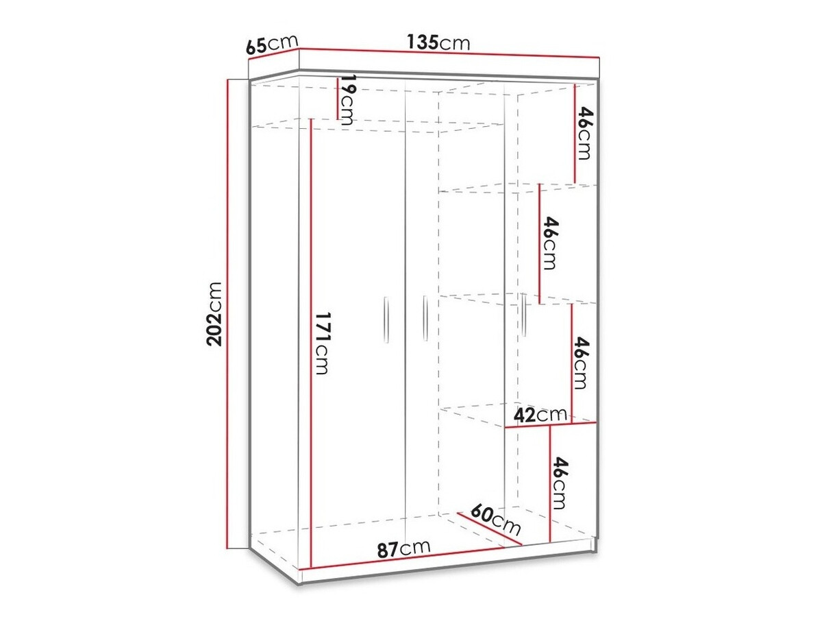 Armoire Catromi 118 (Chêne du Monastery)