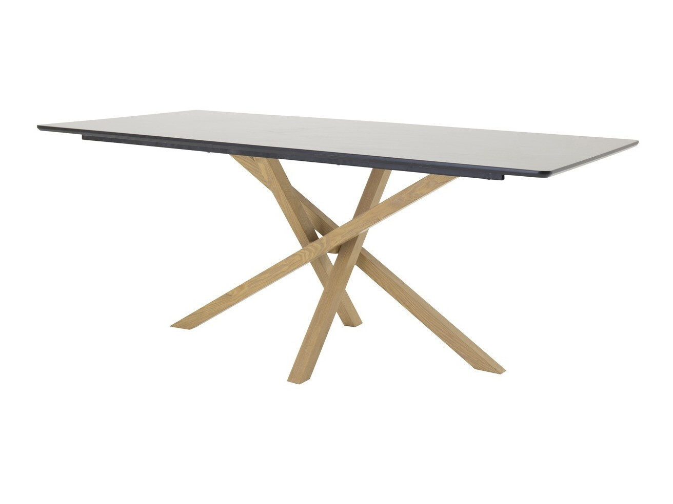 Table Dallas 193 (Noir + chêne)