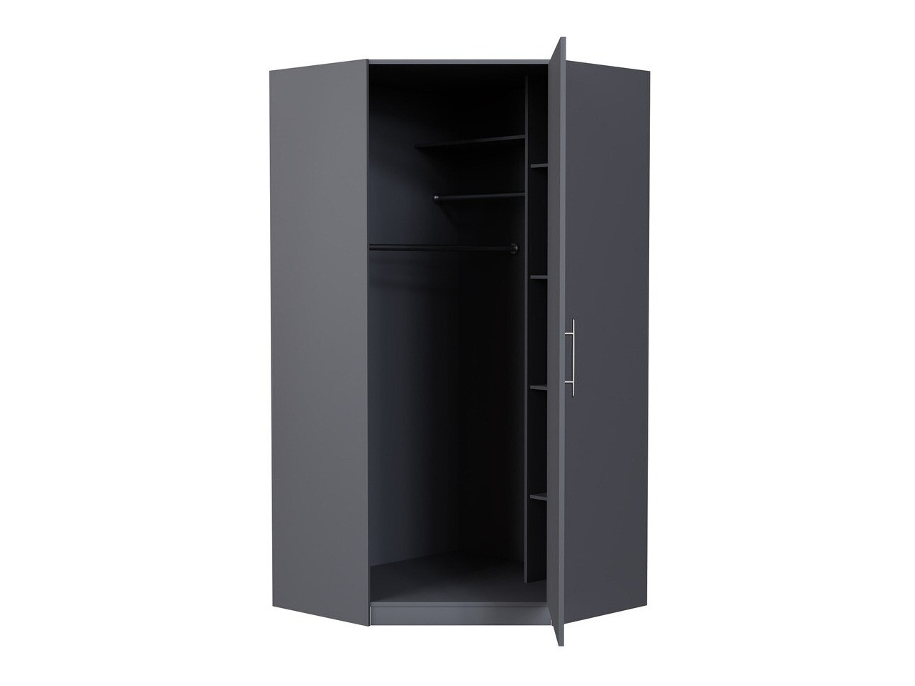 Armoire d'angle Cavmero 106 (Anthracite)