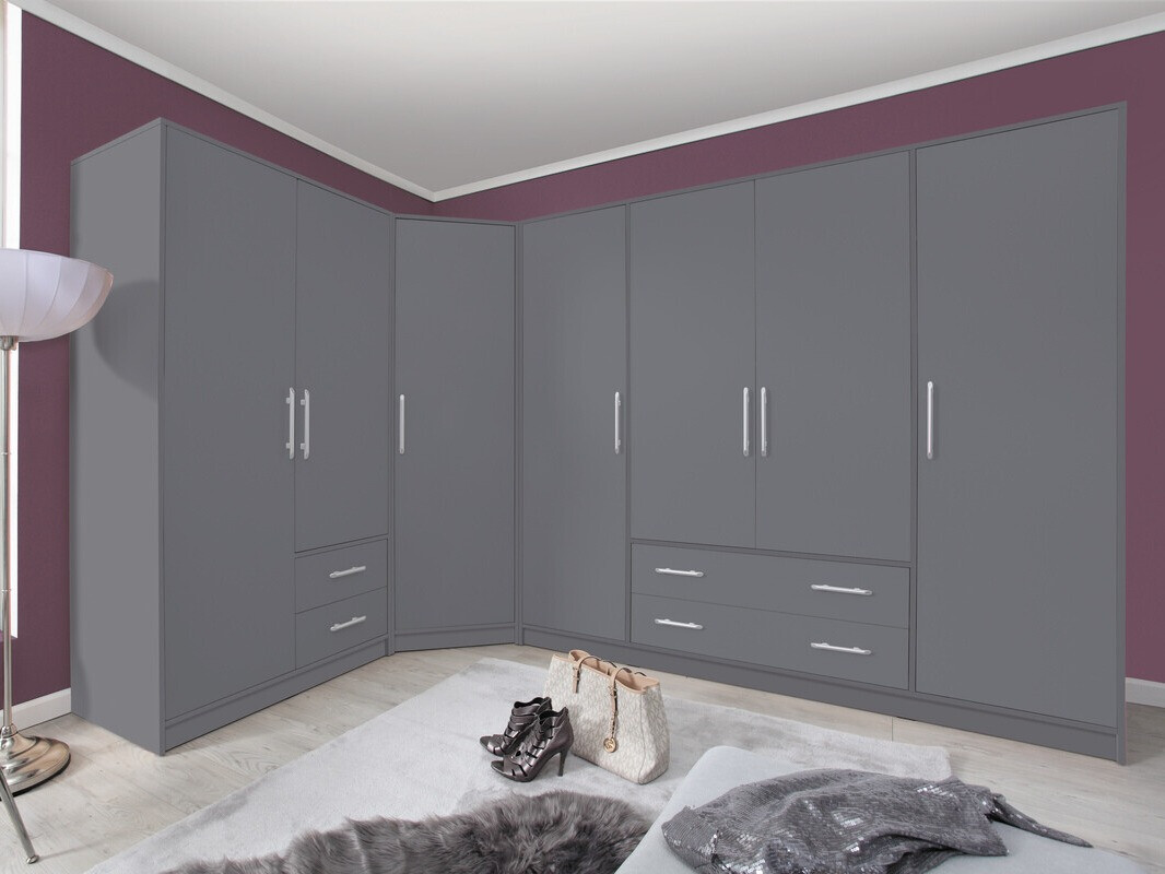 Armoire d'angle Cavmero 106 (Anthracite)