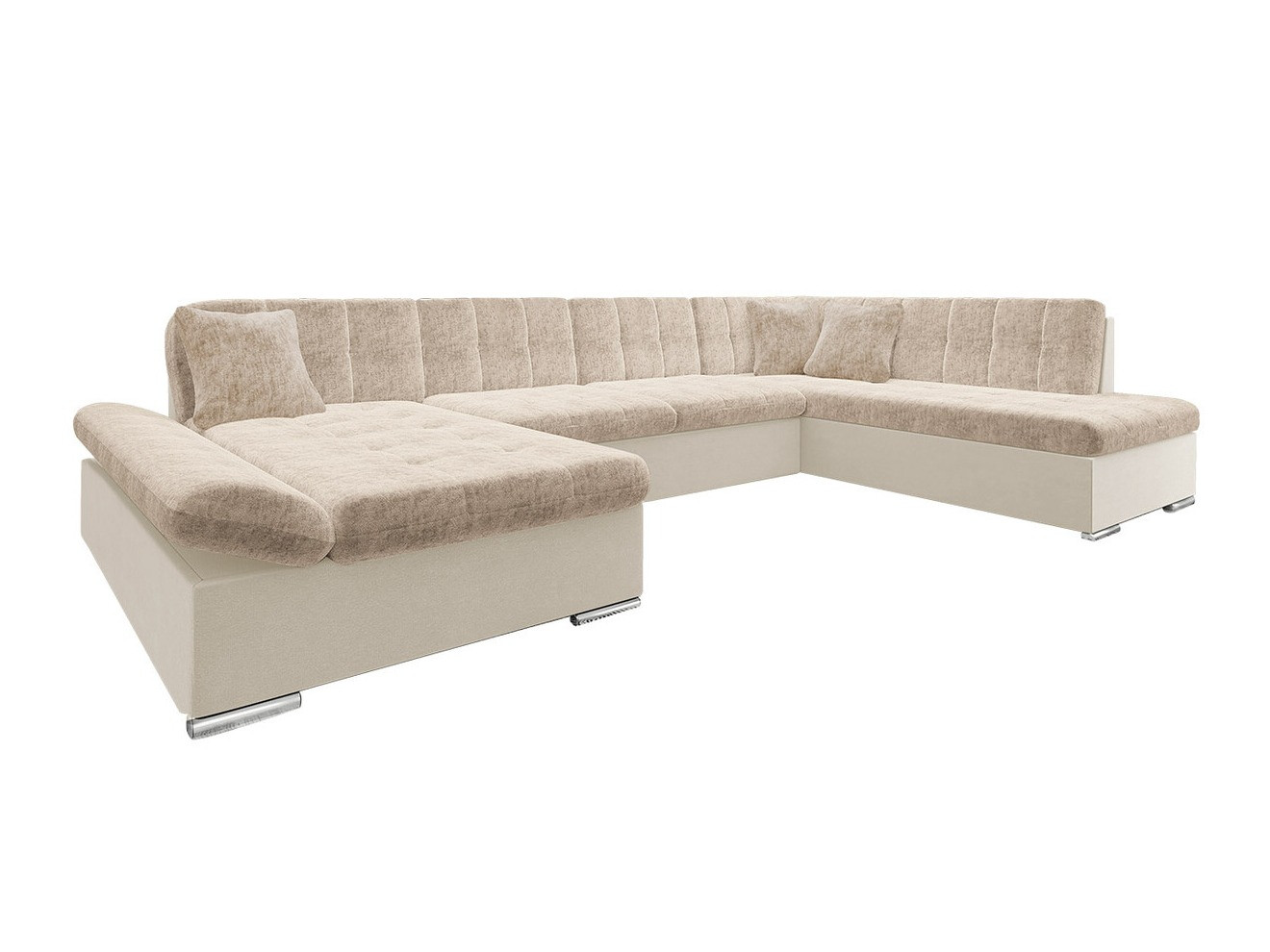Canapé d'angle Comfivo Tilia (Venus Velvet 2927 + Miu 2041)