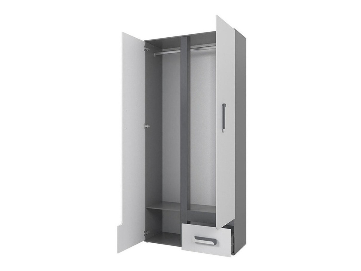Armoire Aviseve 106 (Anthracite + Blanc)
