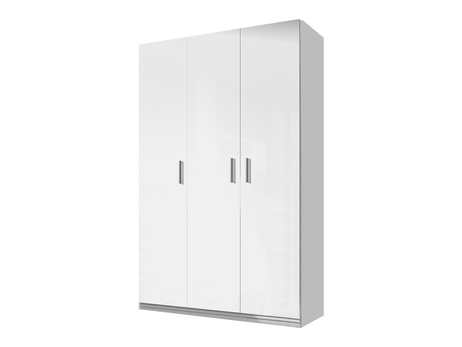 Armoire Campus I (Blanc + Blanc brillant)