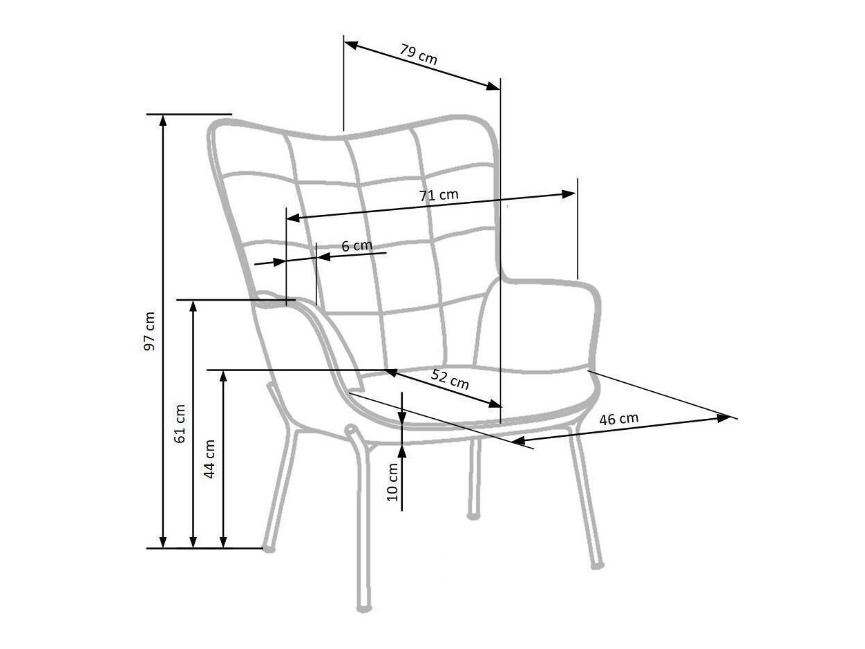 Fauteuil Houston 868 (Vert foncé)