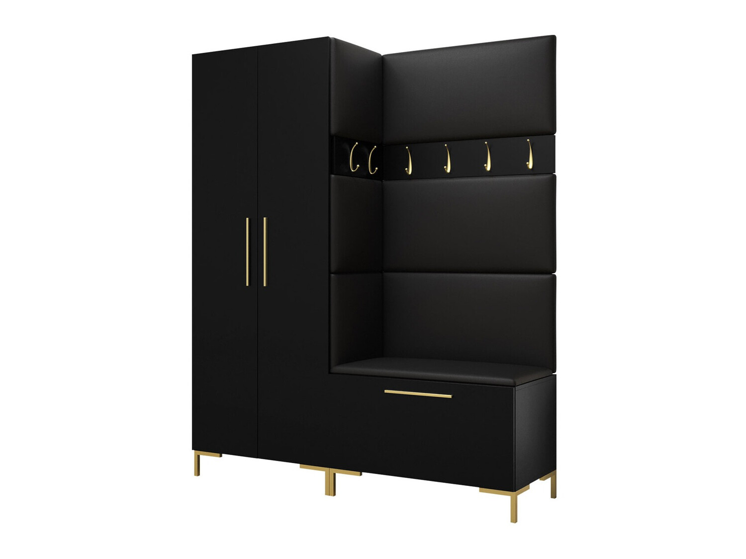 Meuble d'entrée Nomal I (Faux cuir Soft 011)