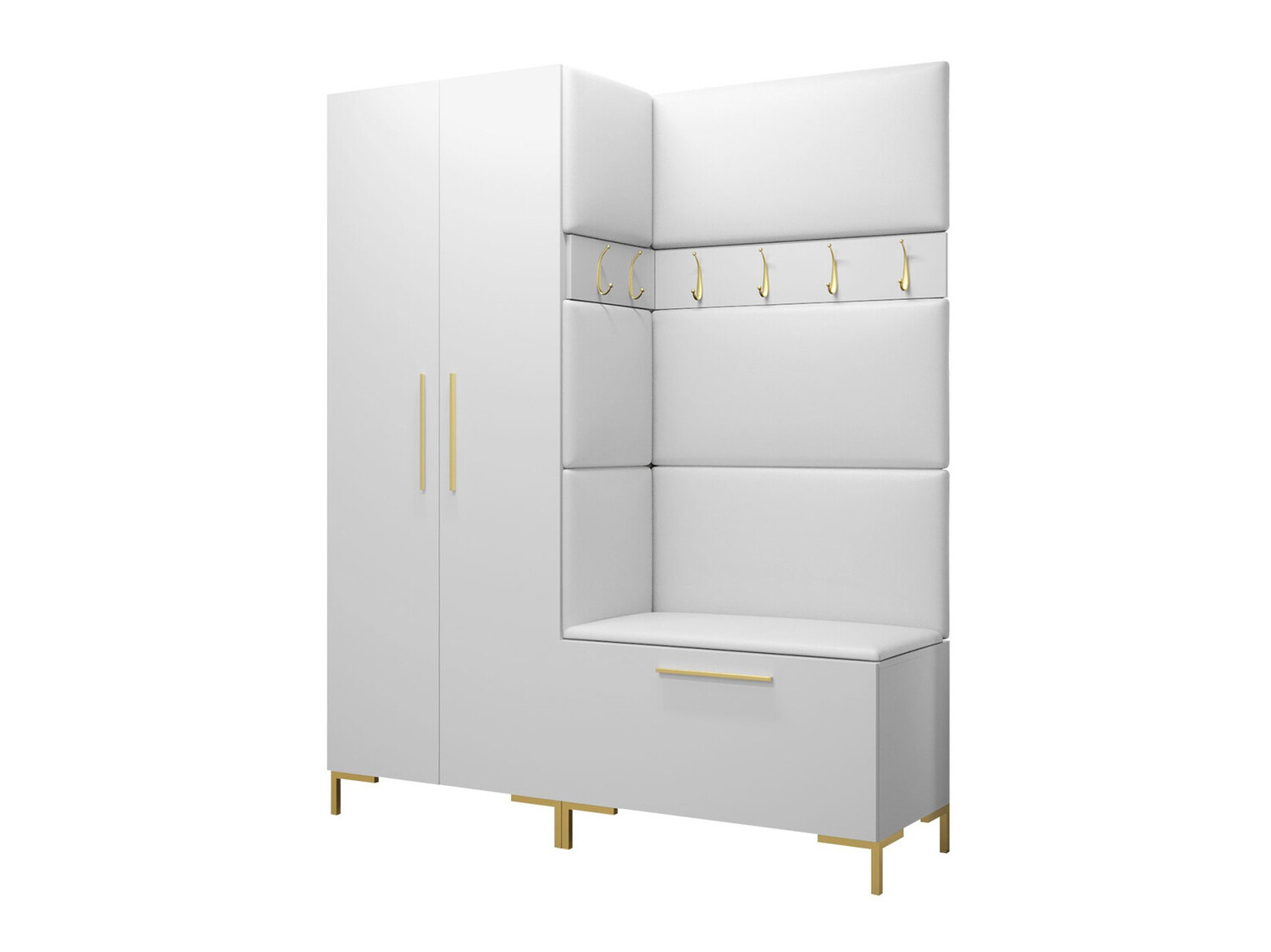 Meuble d'entrée Nomal I (Faux cuir Soft 017)