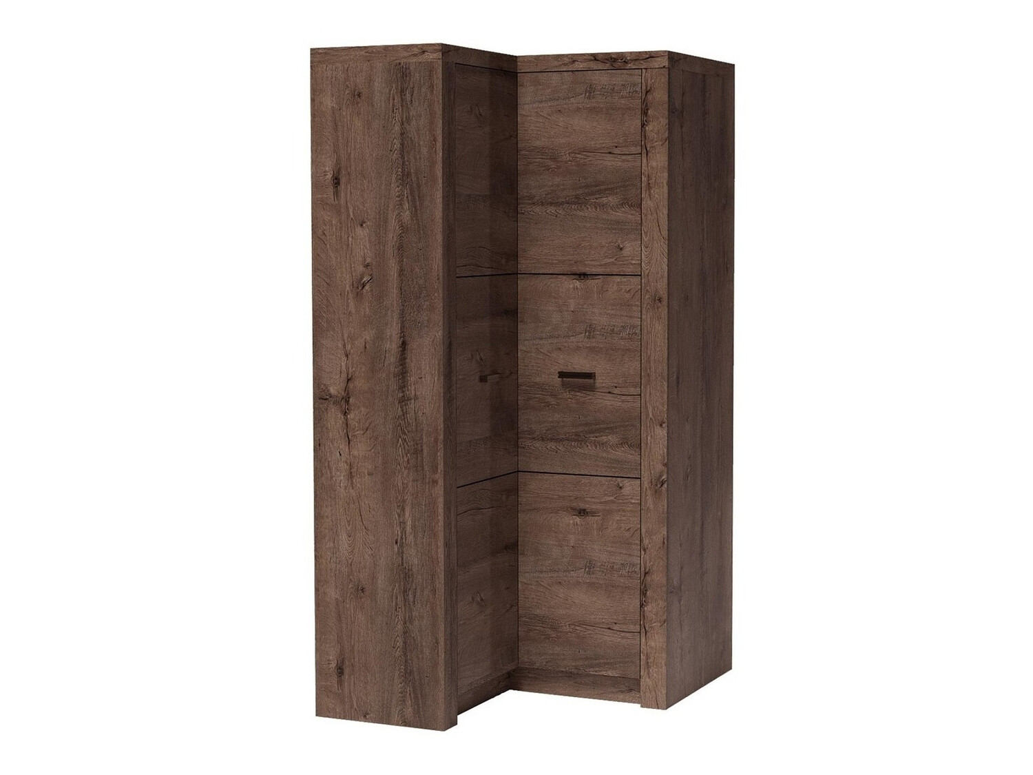 Armoire d'angle Serfeno 111 (Chêne sombre)