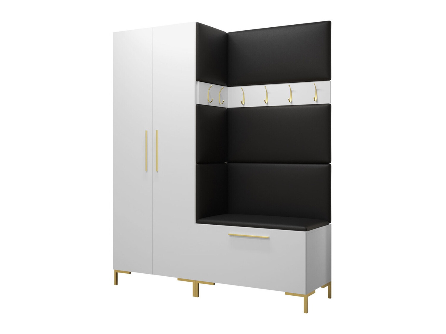 Meuble d'entrée Nomal I (Faux cuir Soft 011)
