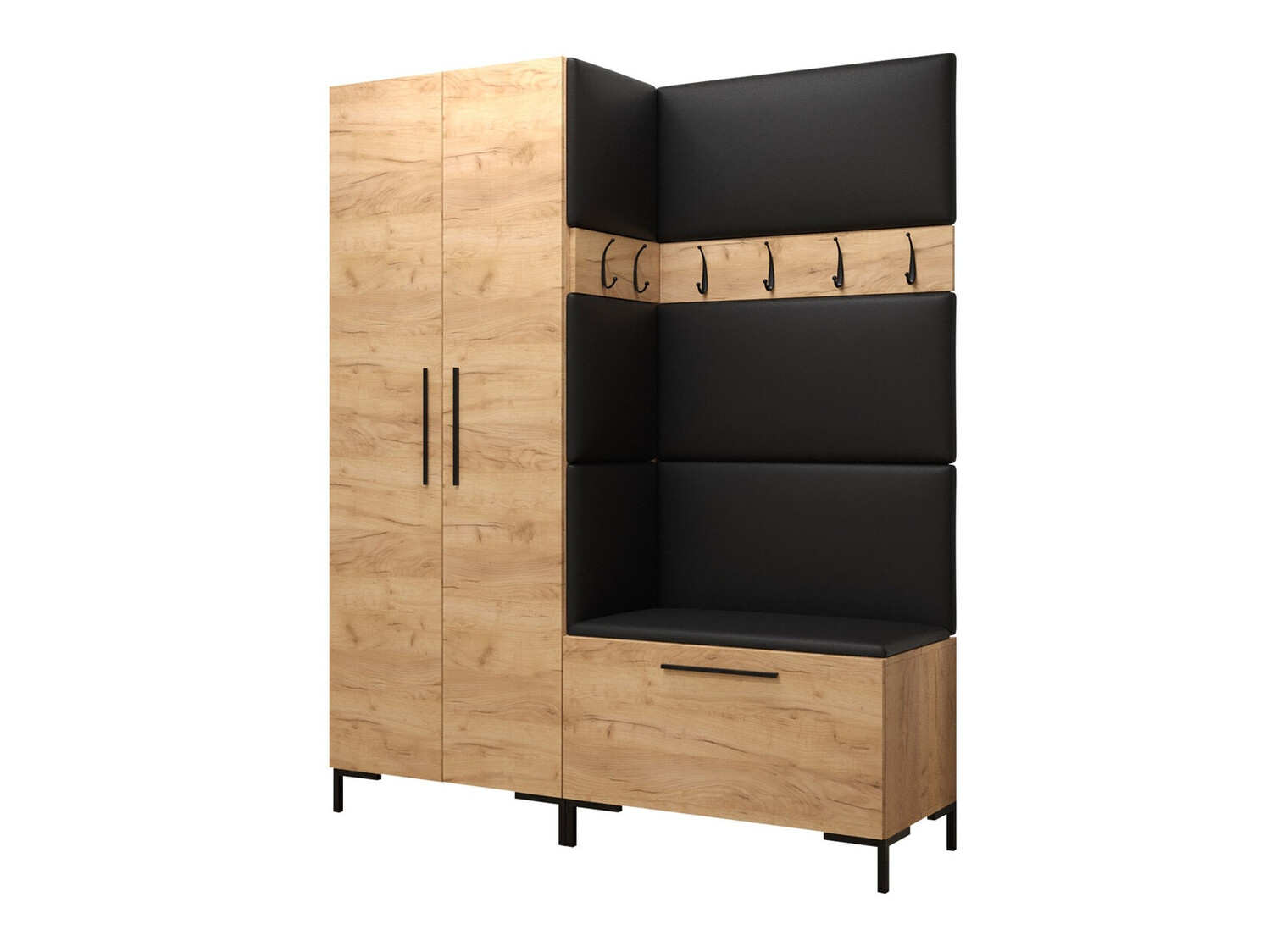 Meuble d'entrée Nomal I (Faux cuir Soft 011)