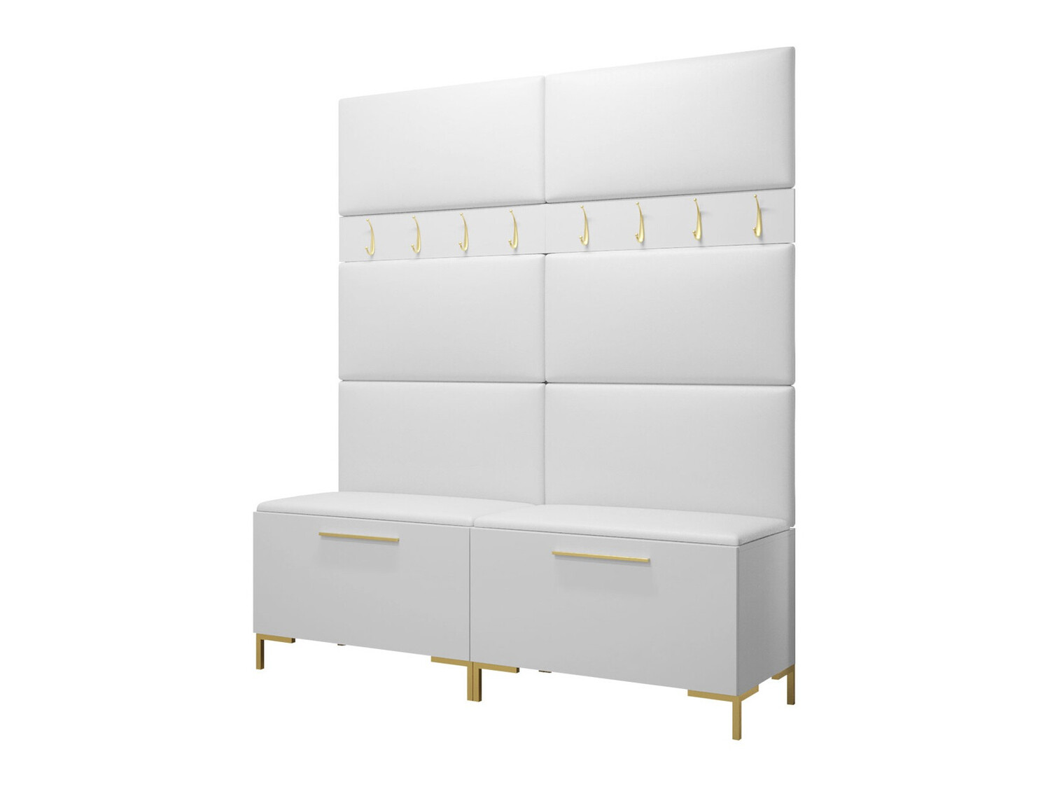 Meuble d'entrée Nomal II (Faux cuir Soft 017)