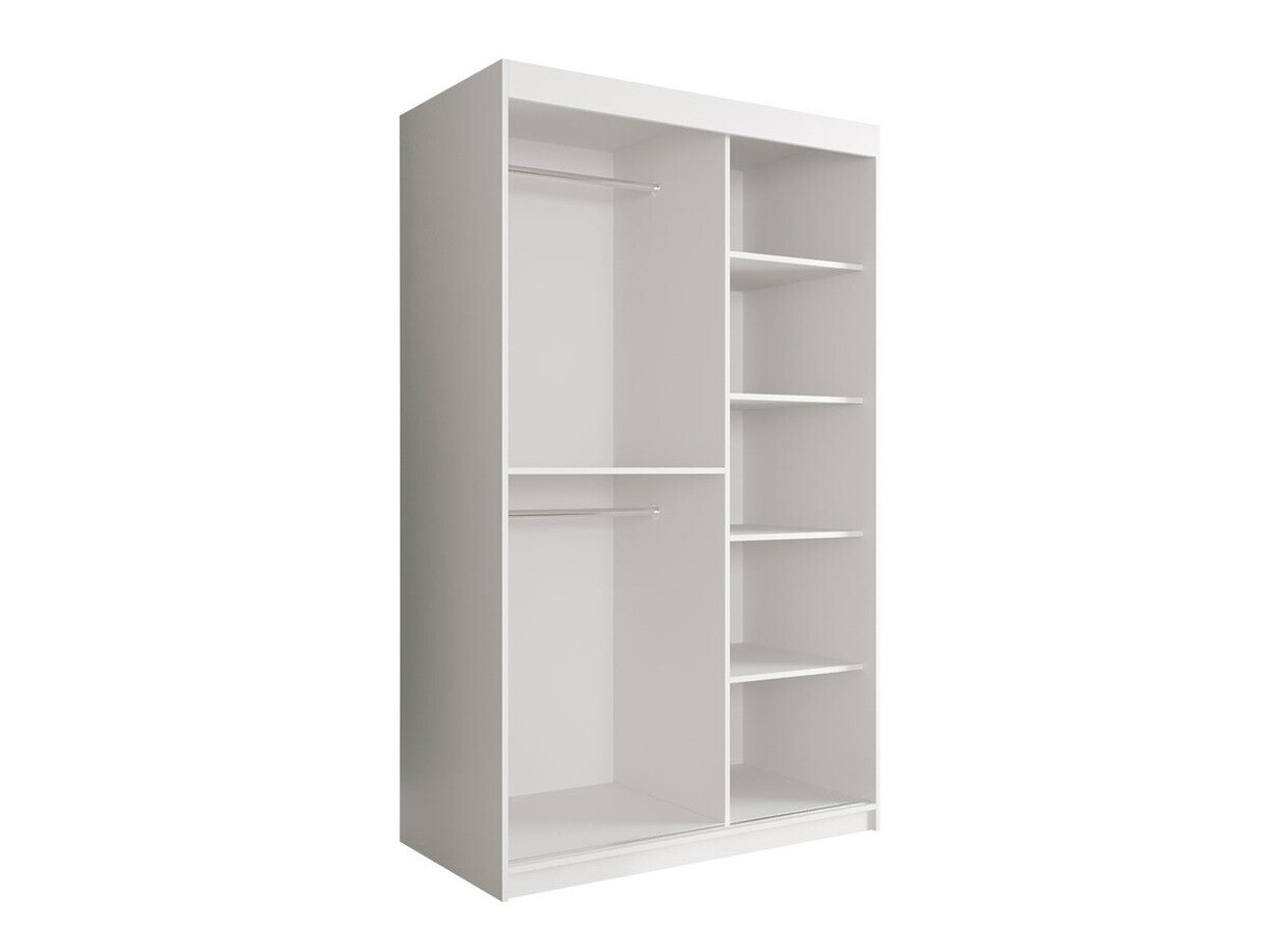 Armoire Hartford 241 (Noir mat + Marbre noir)
