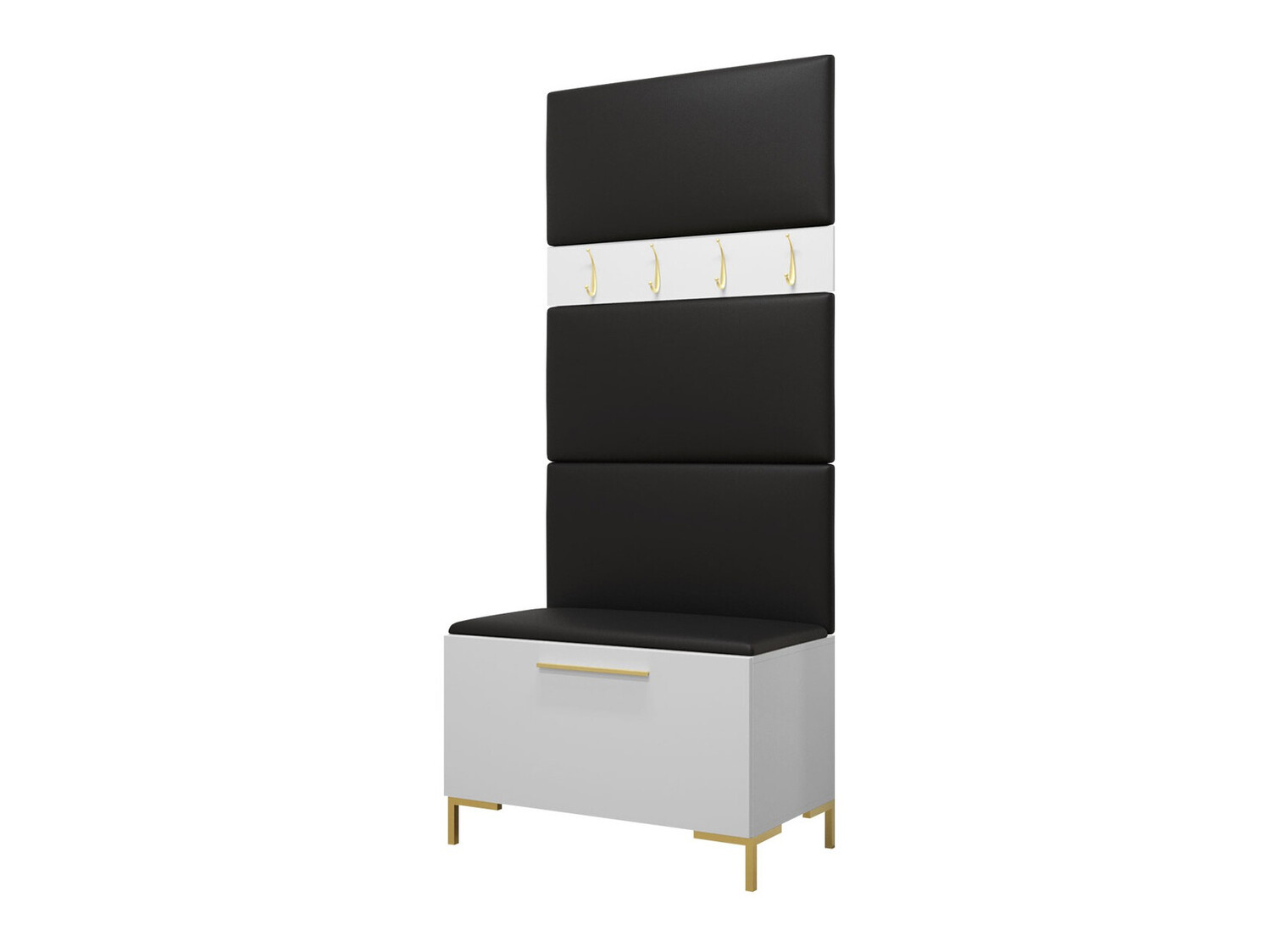 Meuble d'entrée Nomal III (Faux cuir Soft 011)