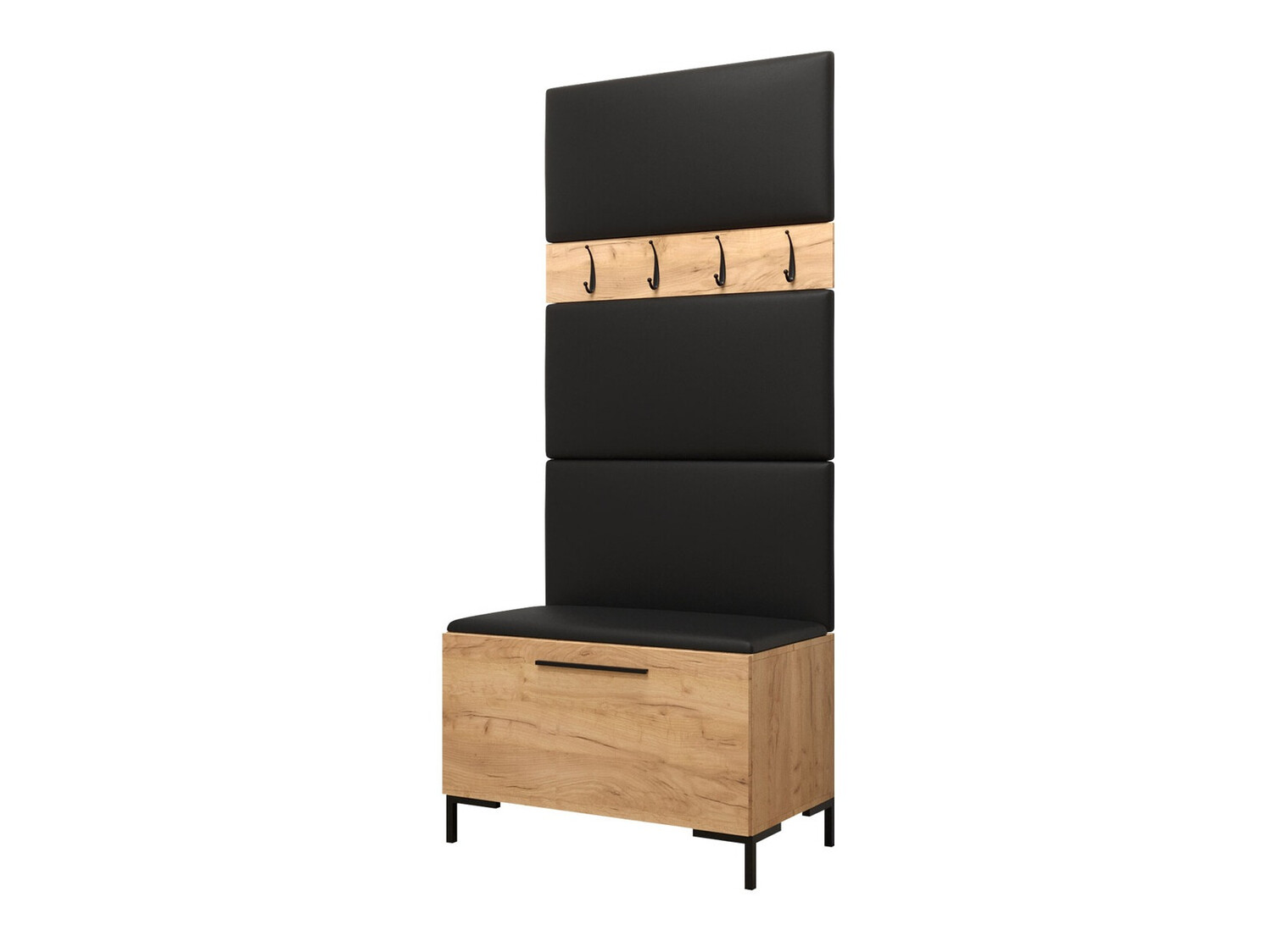 Meuble d'entrée Nomal III (Faux cuir Soft 011)