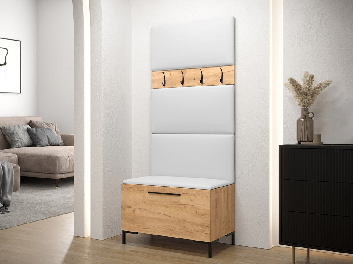 Meuble d'entrée Nomal III (Faux cuir Soft 017)