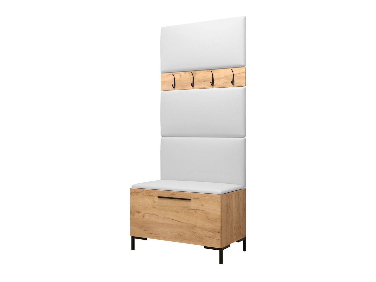 Meuble d'entrée Nomal III (Faux cuir Soft 017)