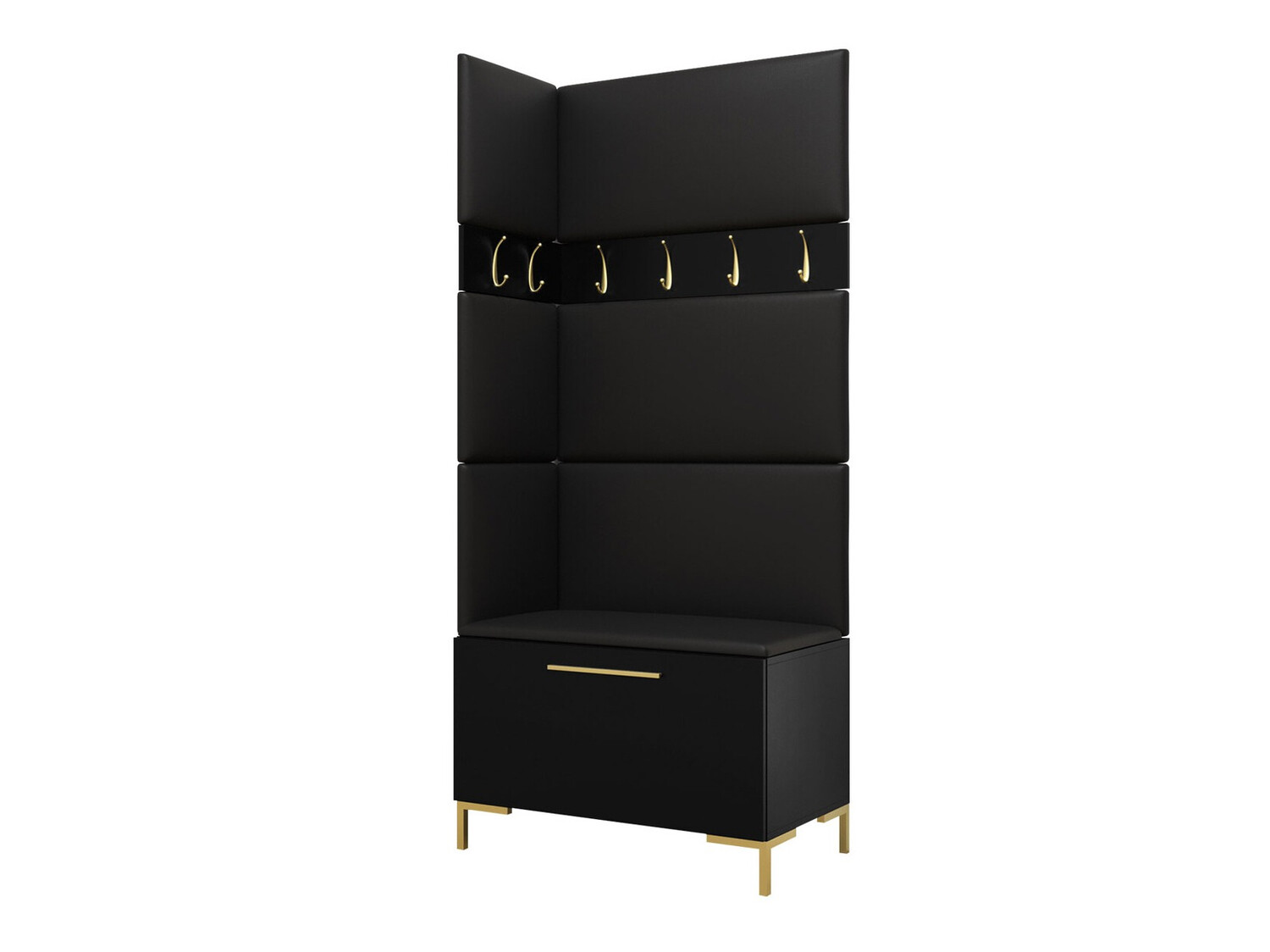 Meuble d'entrée Nomal IV (Faux cuir Soft 011)