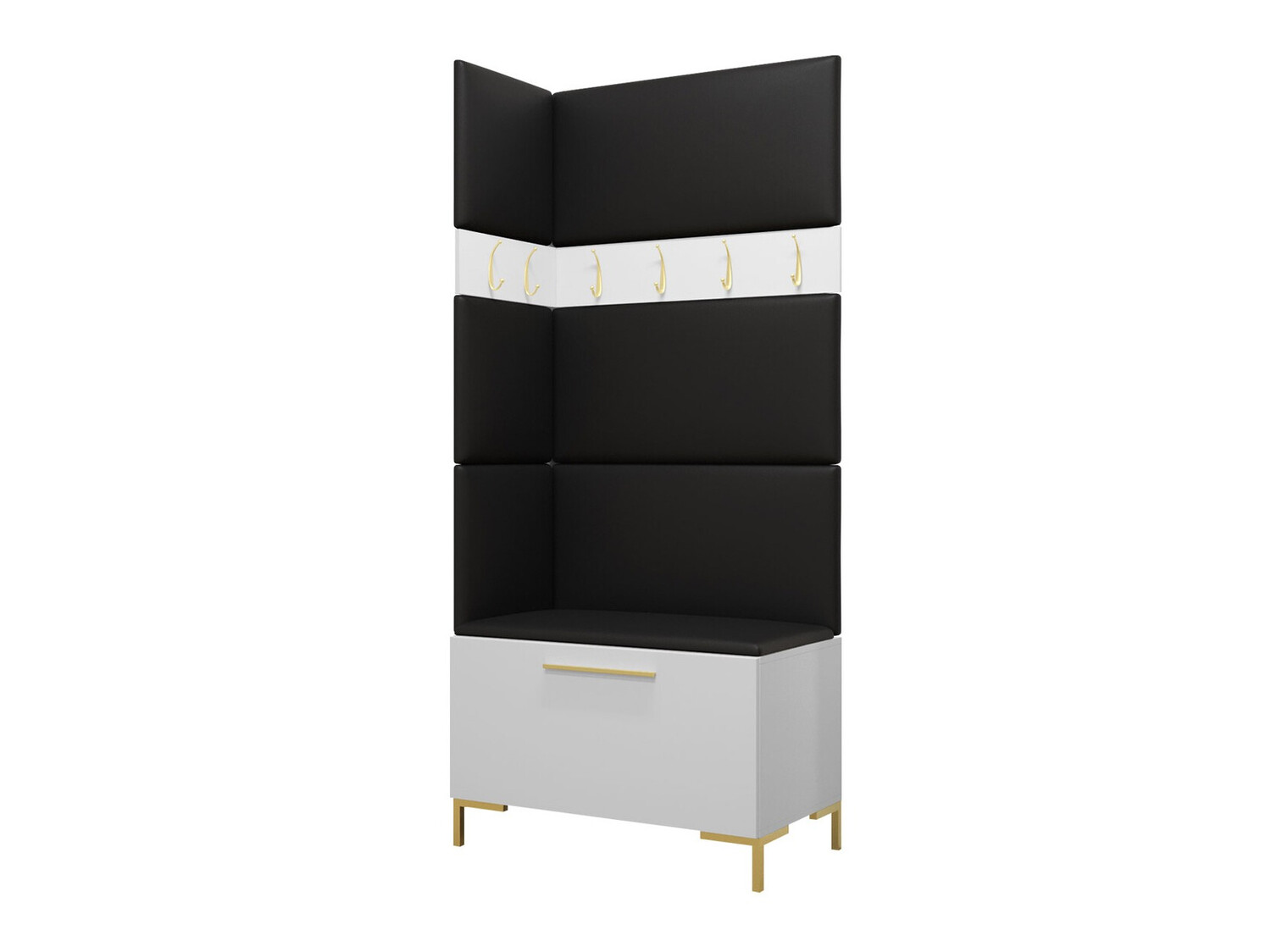Meuble d'entrée Nomal IV (Faux cuir Soft 011)