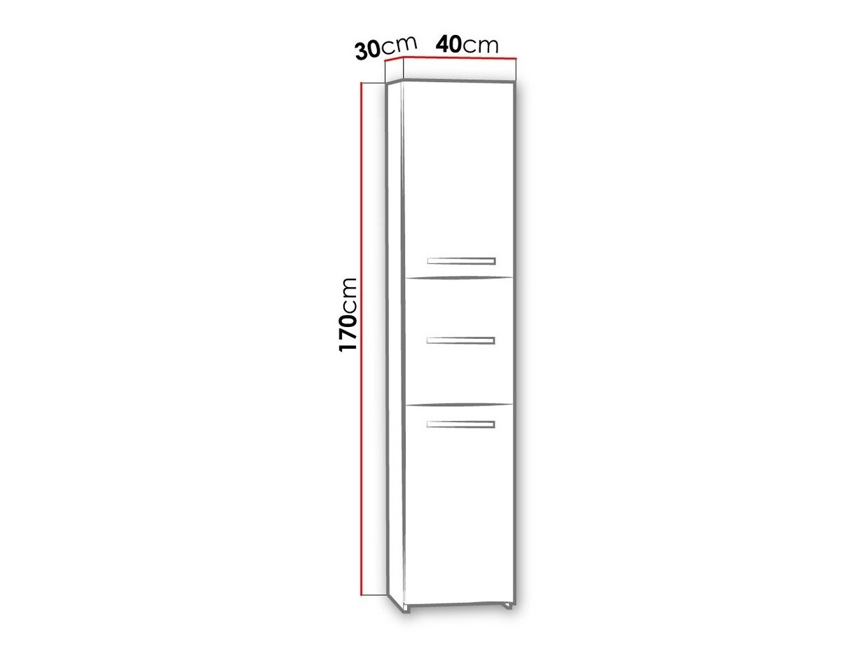 Armoire de bain à poser Comfivo 188