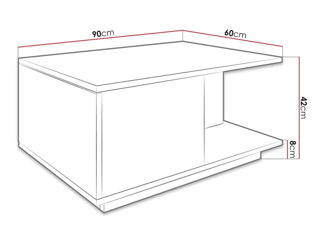 Table basse Comfivo 299 (Blanc)