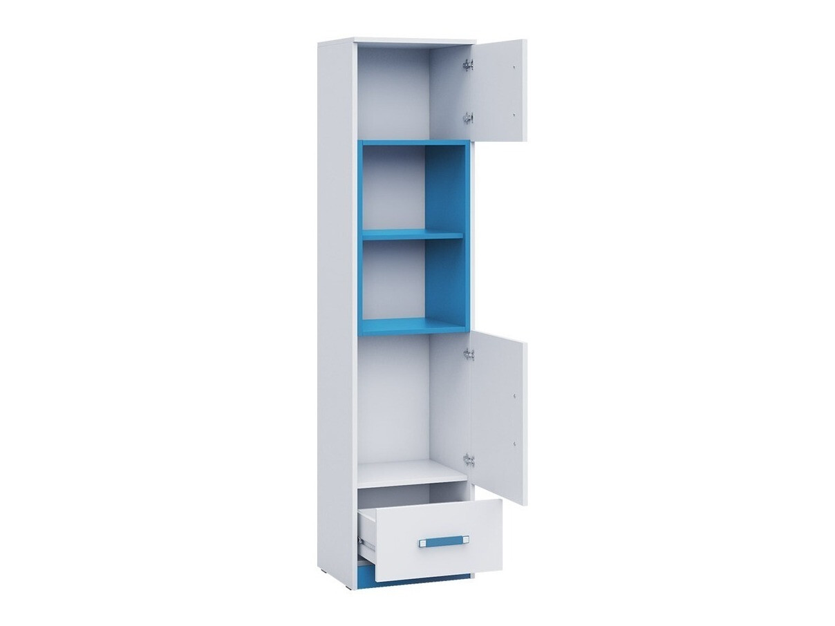 Chambre enfant complète Lorlare 100 (Blanc + Gris)