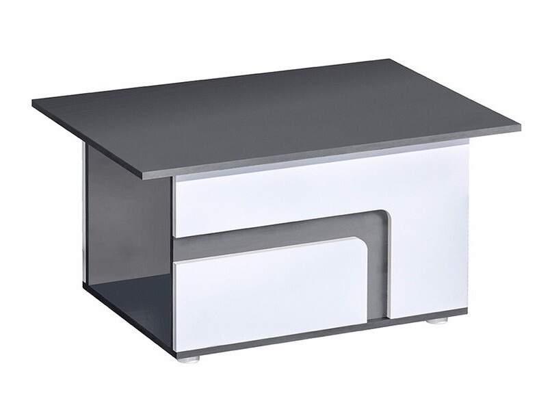 Table basse Levtala 100 (Anthracite + Blanc)