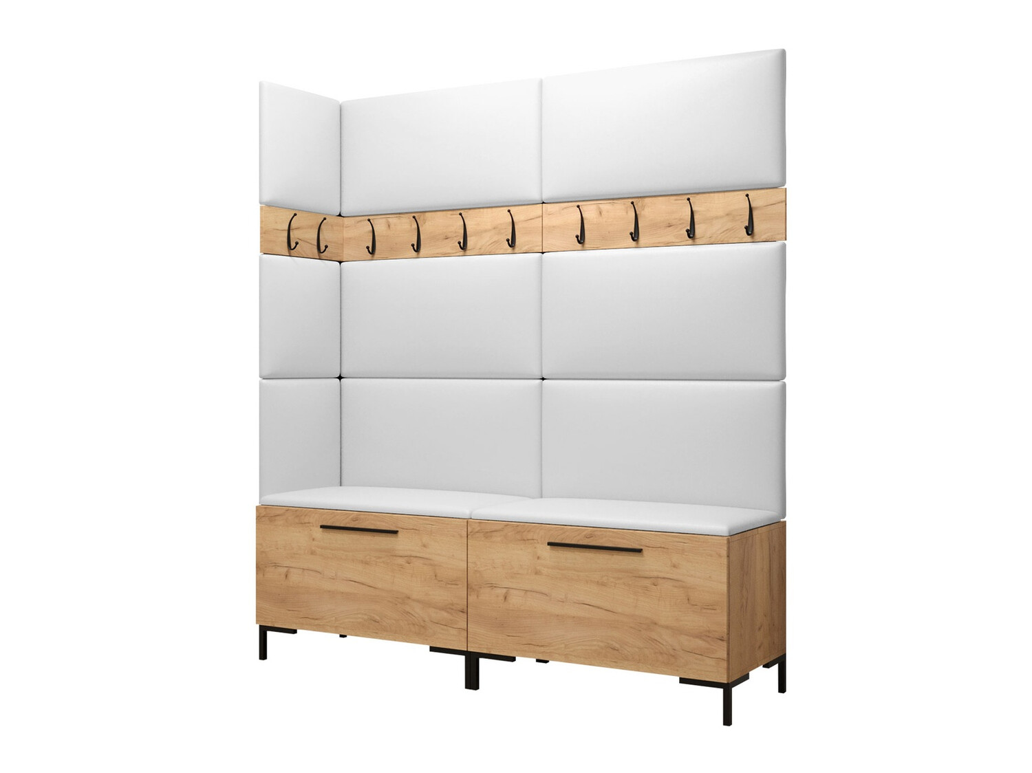 Meuble d'entrée Nomal V (Faux cuir Soft 017)