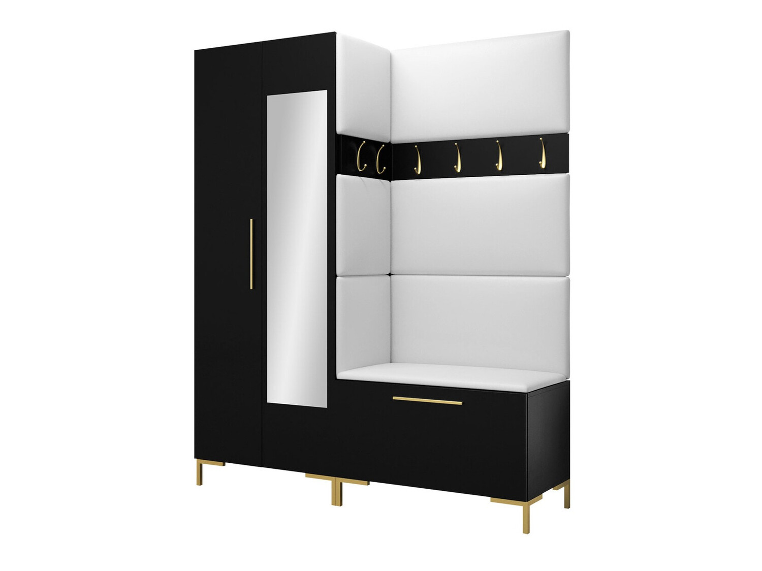 Meuble d'entrée Nomal IX (Faux cuir Soft 017)