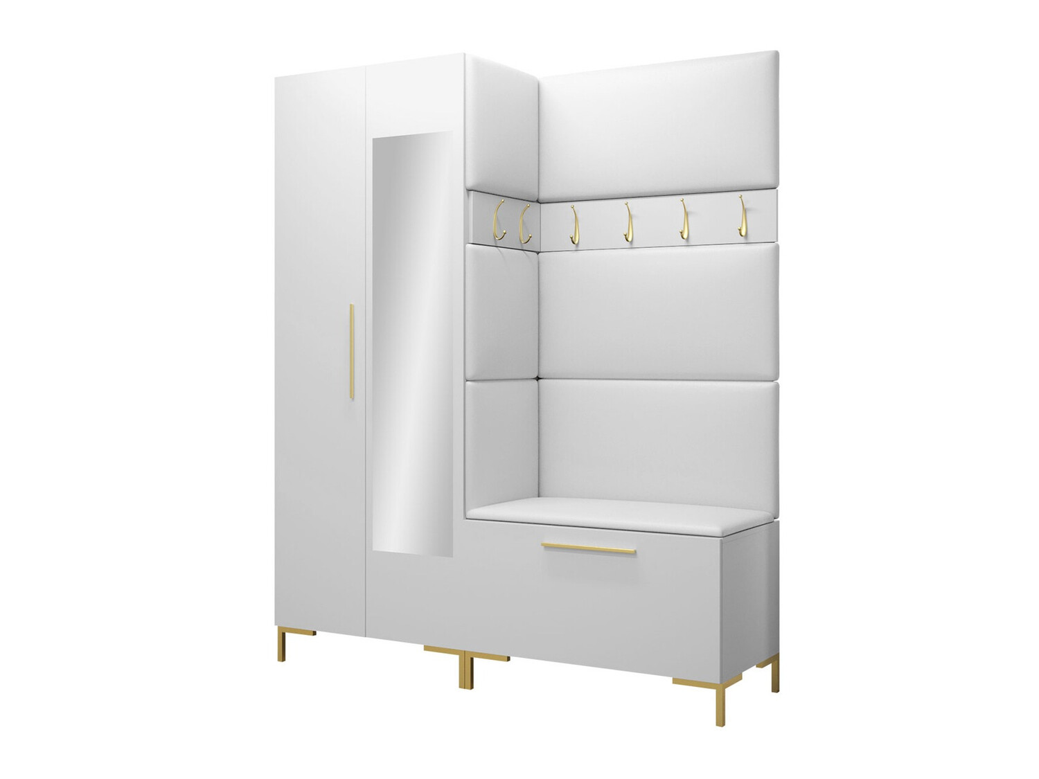 Meuble d'entrée Nomal IX (Faux cuir Soft 017)