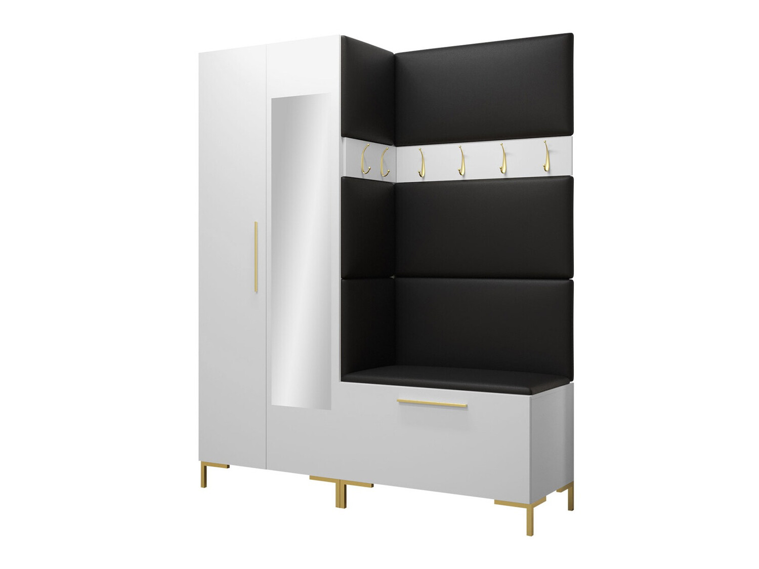 Meuble d'entrée Nomal IX (Faux cuir Soft 011)