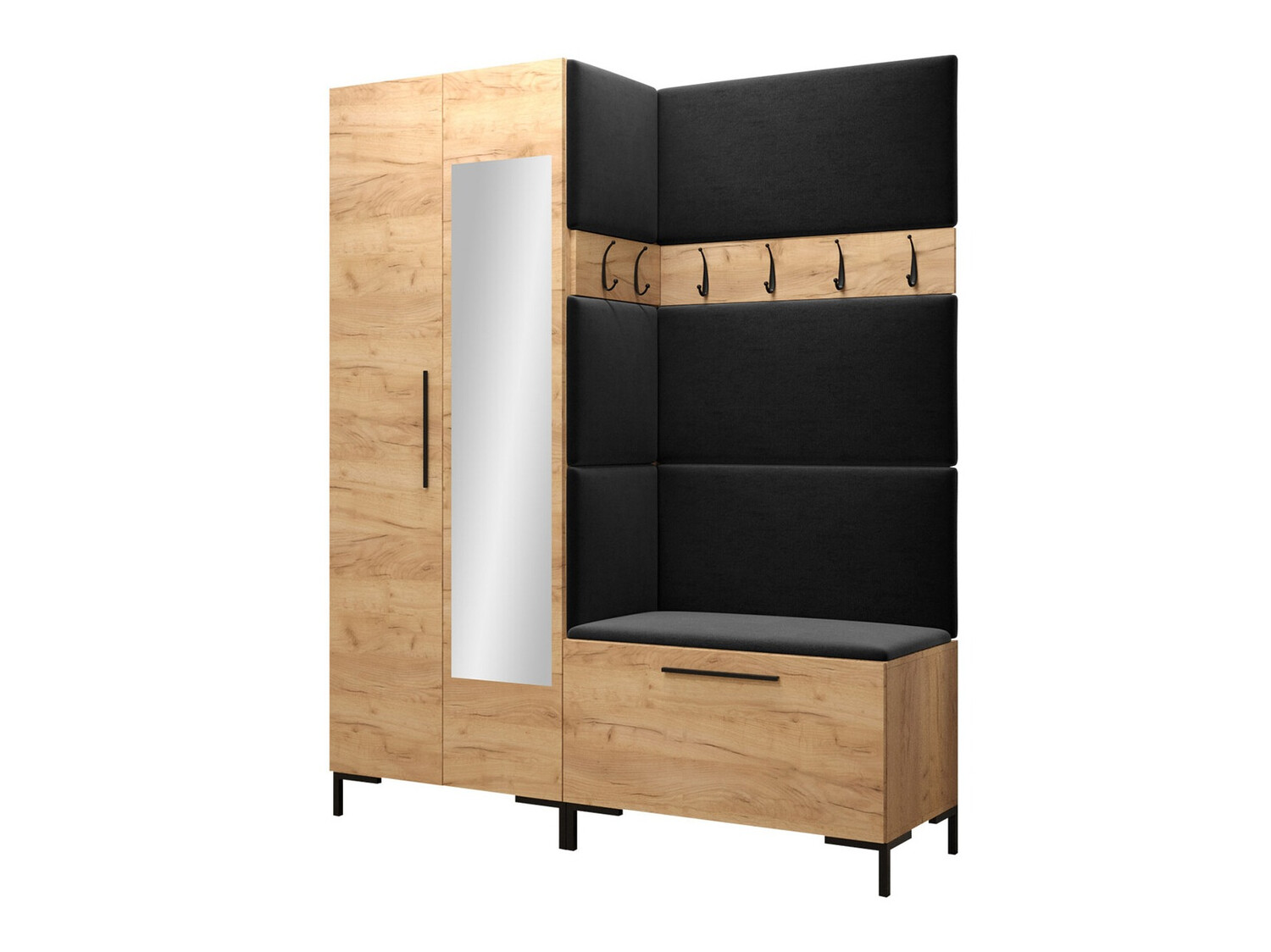 Meuble d'entrée Nomal IX (Faux cuir Soft 011)