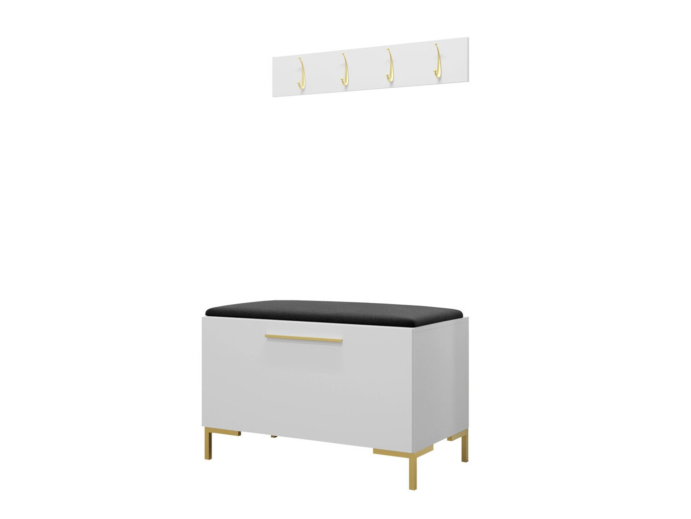 Meuble d'entrée Nomal VIII (Faux cuir Soft 011)