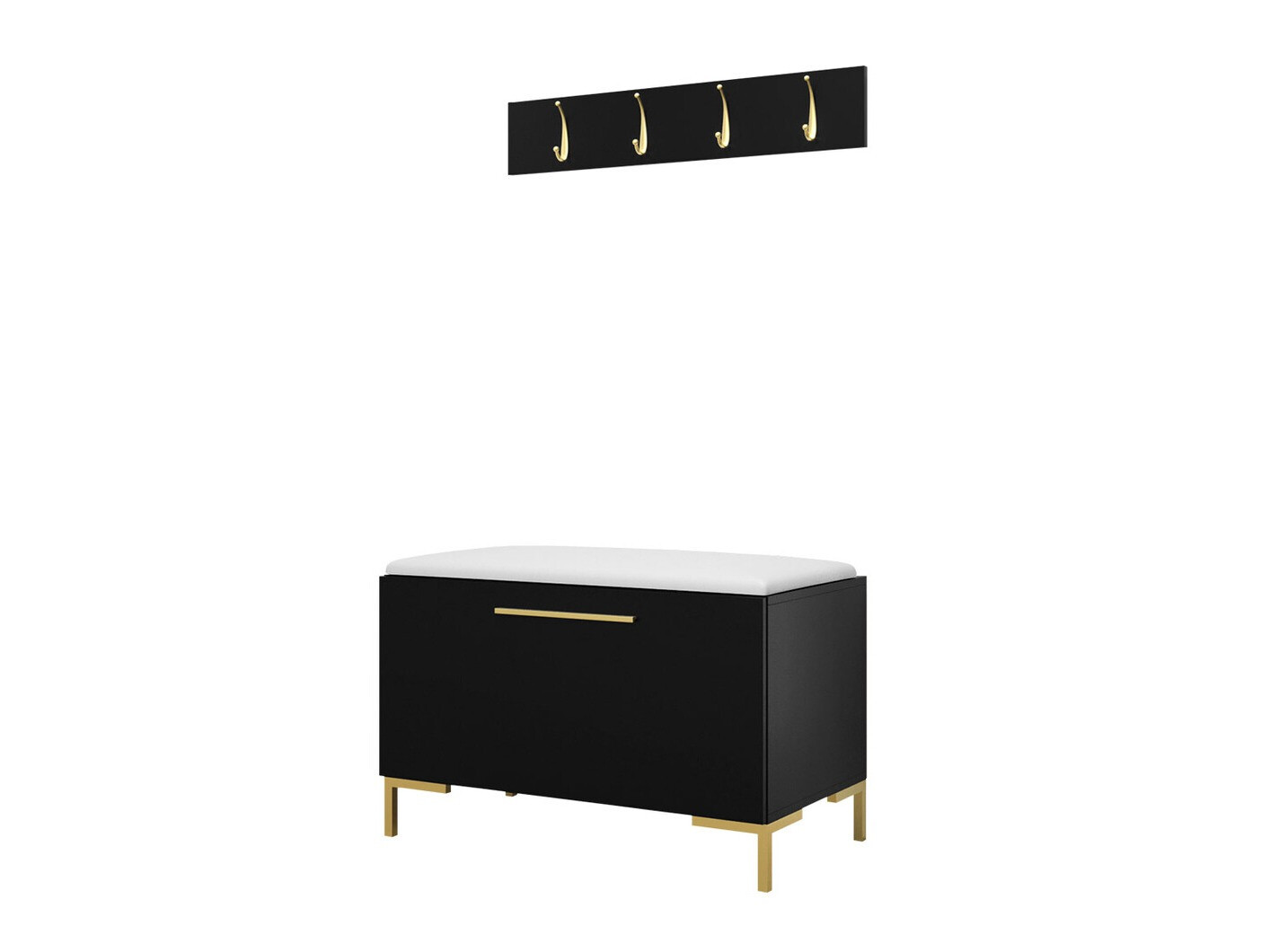 Meuble d'entrée Nomal VIII (Faux cuir Soft 017)