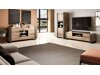 Meuble TV Nolvoi 100 (Chêne wotan + Anthracite)