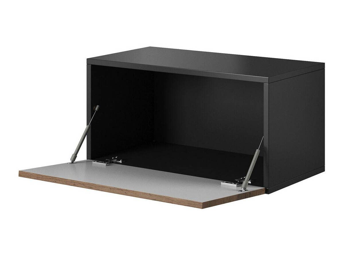 Meuble TV Corbele 121 (Anthracite + Chêne wotan)