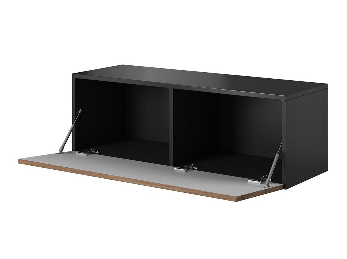 Meuble TV Corbele 121 (Anthracite + Chêne wotan)