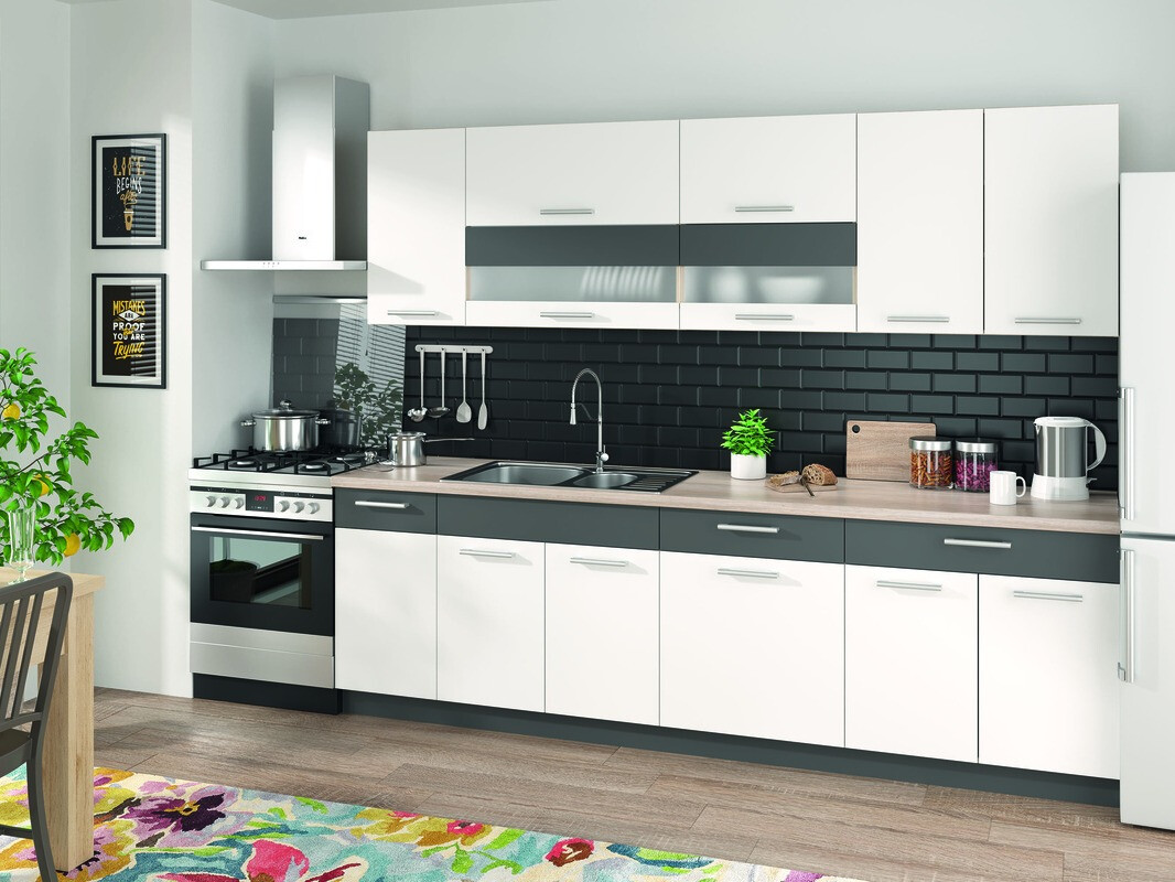 Armoire modulaire avec tiroirs et portes Mode White 109
