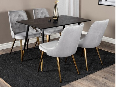 Chaise Dallas 103 (Gris clair)