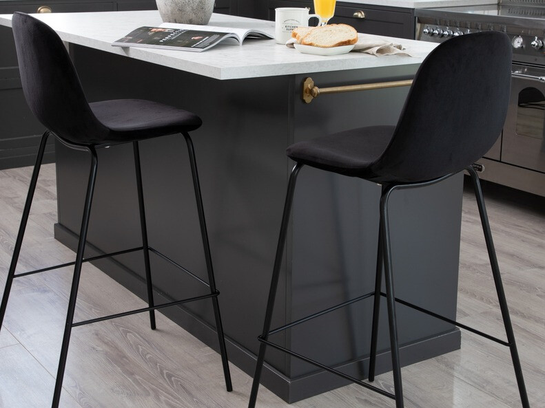 Chaise de bar Dallas 251 (Noir)