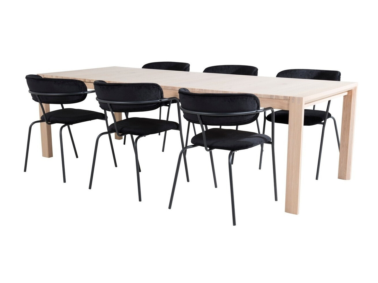 Salle à manger complète Dallas 2055 (Chêne)
