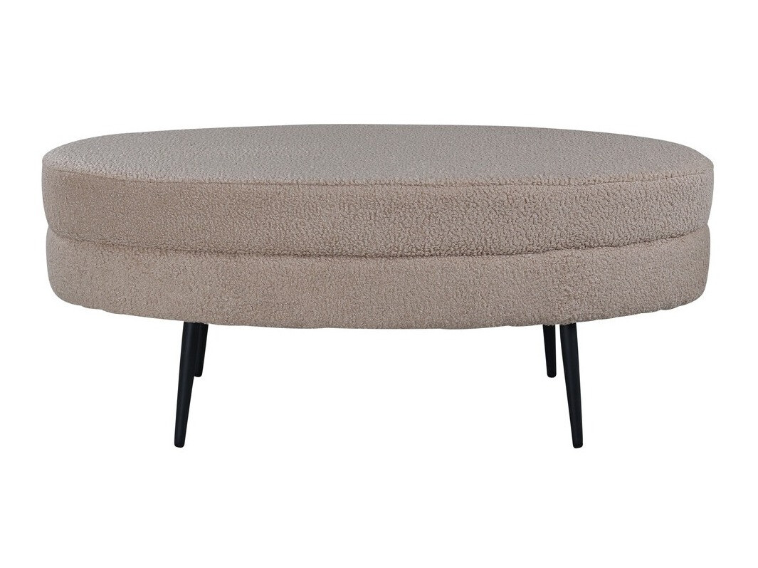 Banc rembourré Dallas 2920 (Beige + Noir)