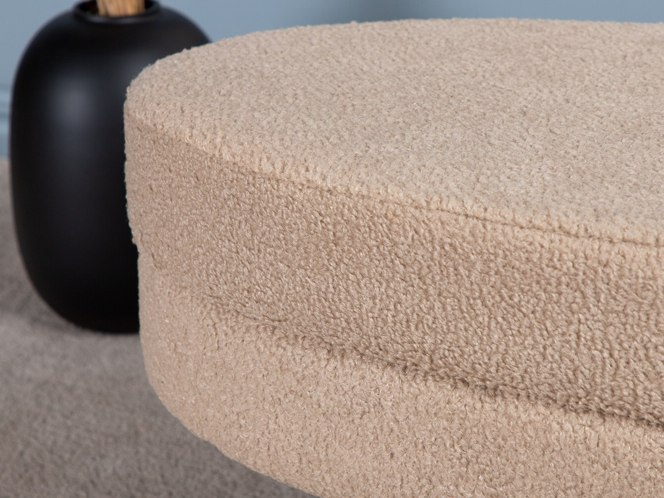 Banc rembourré Dallas 2920 (Beige + Noir)