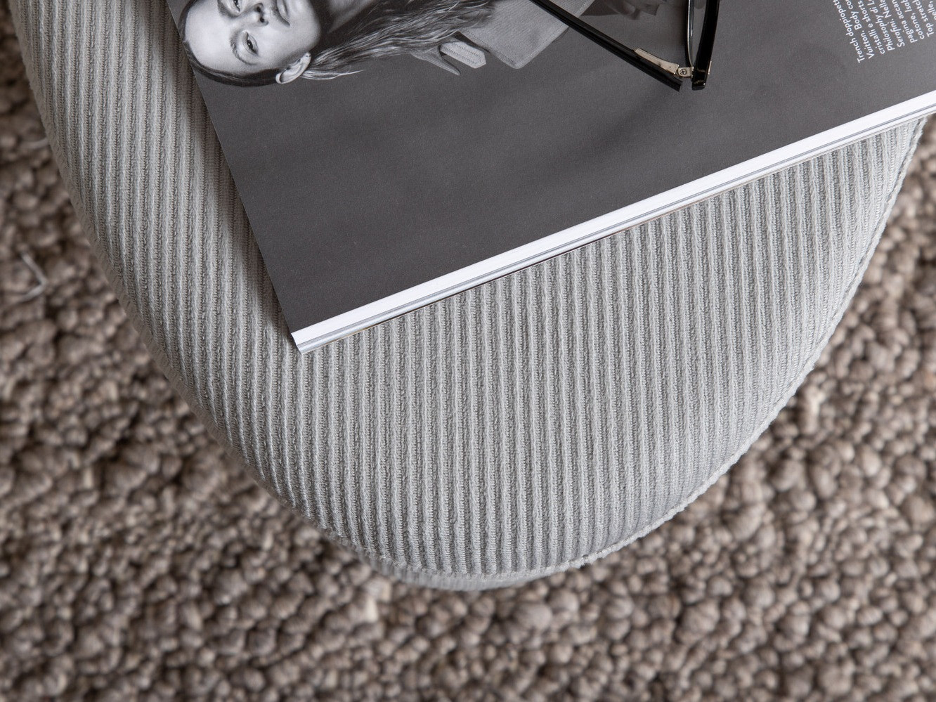 Banc rembourré Dallas 2920 (Gris + Noir)