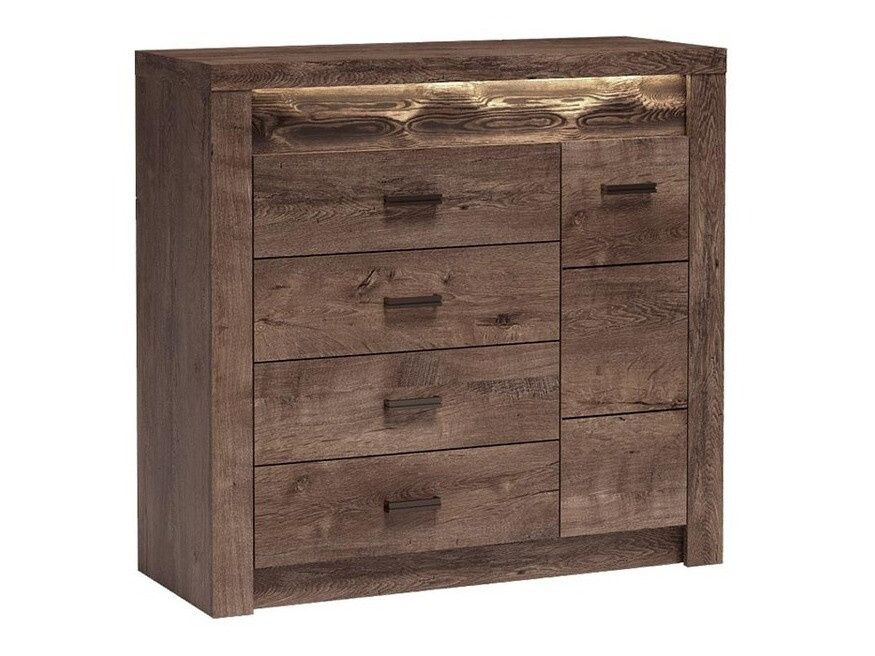 Commode Serfeno 115 (Chêne sombre)