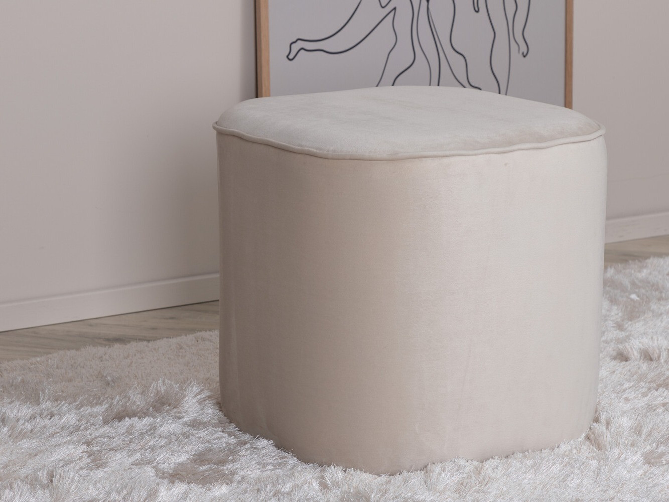Pouf Dallas 2944 (Crème)