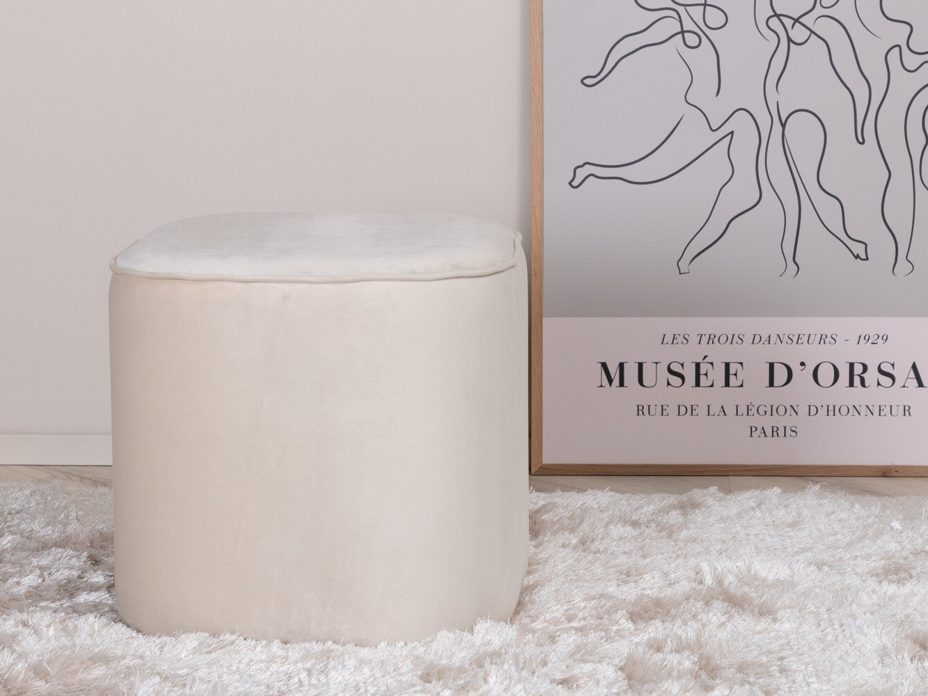 Pouf Dallas 2944 (Crème)