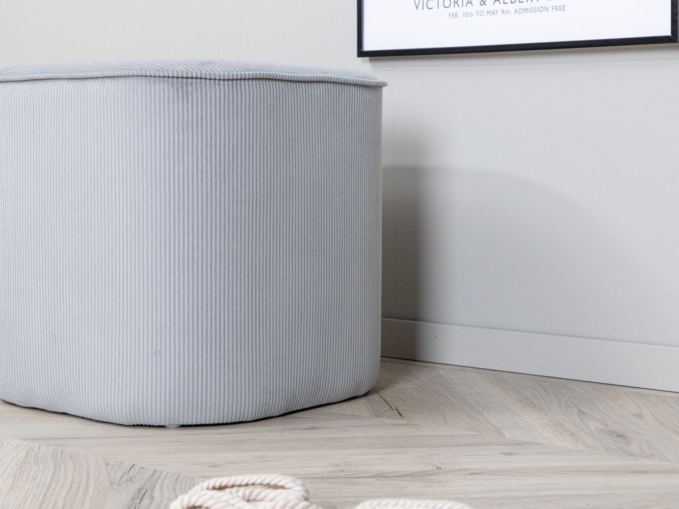 Pouf Dallas 2944 (Gris clair)