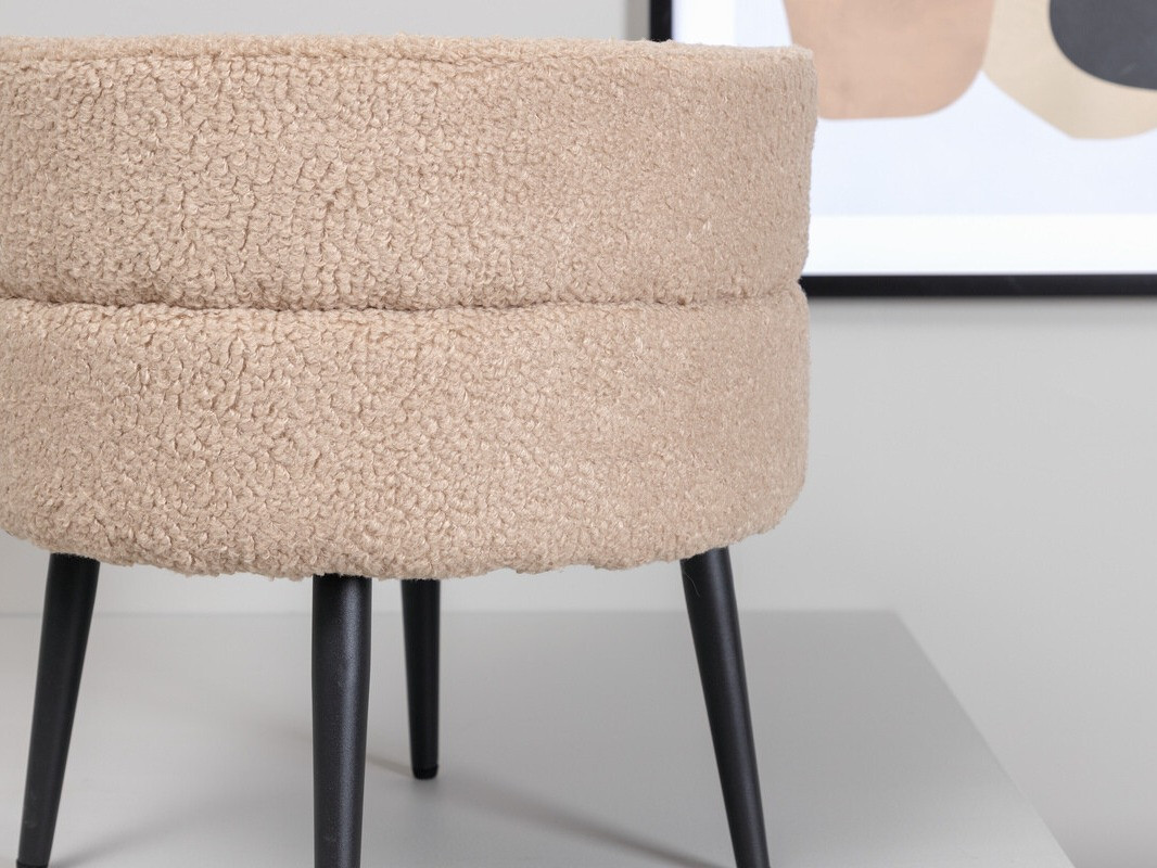 Pouf Dallas 2945 (Beige + Noir)