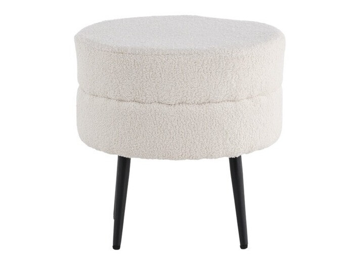 Pouf Dallas 2945 (Blanc + Noir)