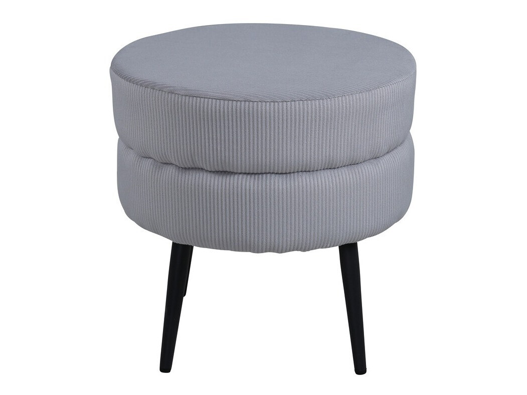 Pouf Dallas 2945 (Gris clair + Noir)