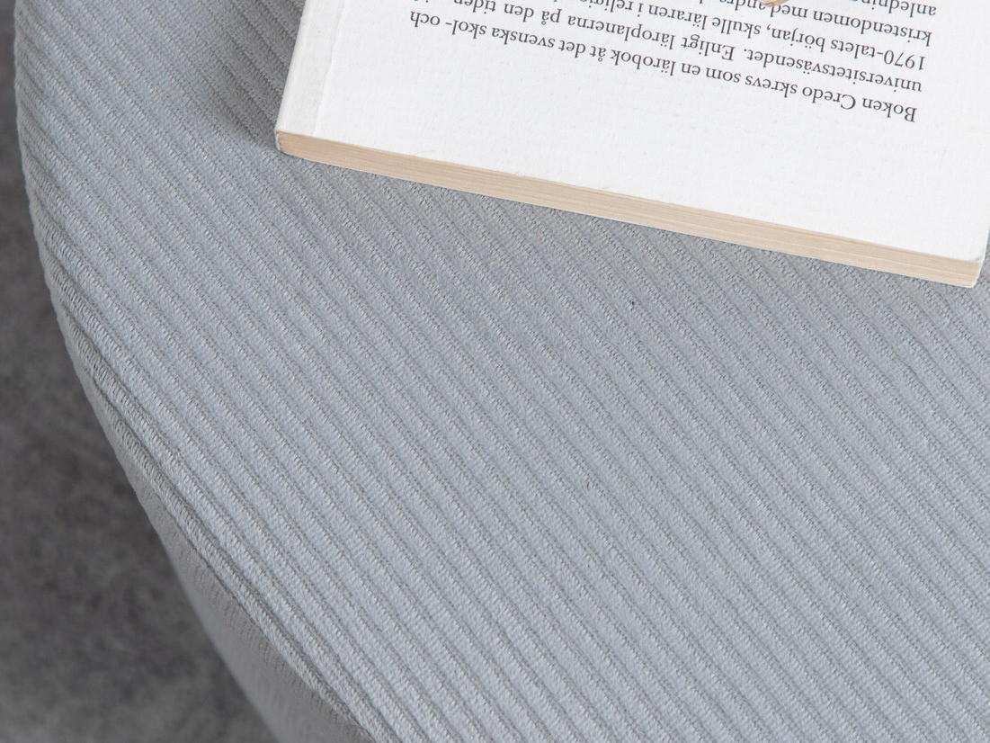 Pouf Dallas 2945 (Gris clair + Noir)